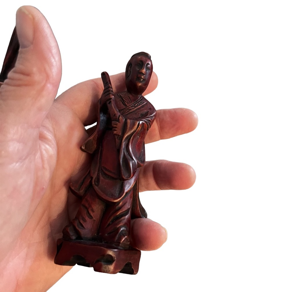 Hand Crafted Red Figurine Set - Picture 3 of 14